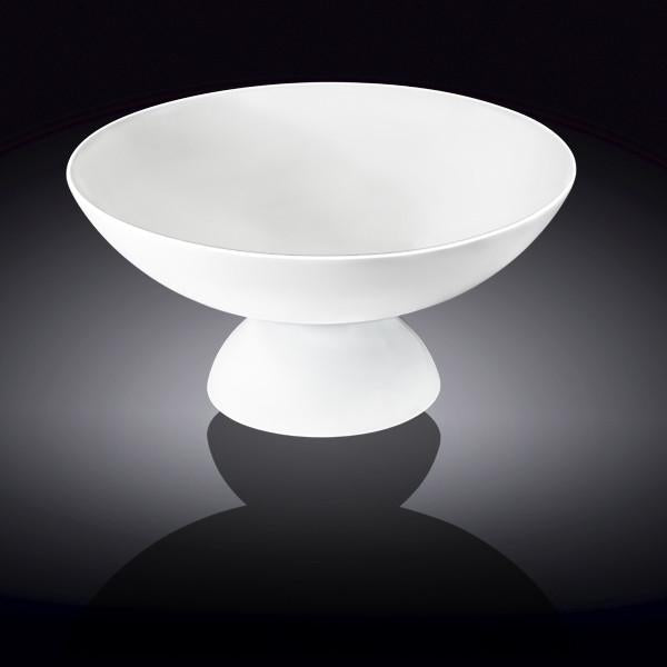 White Fruit Vase – 9.5 inch × 4.5 inch – Single Piece