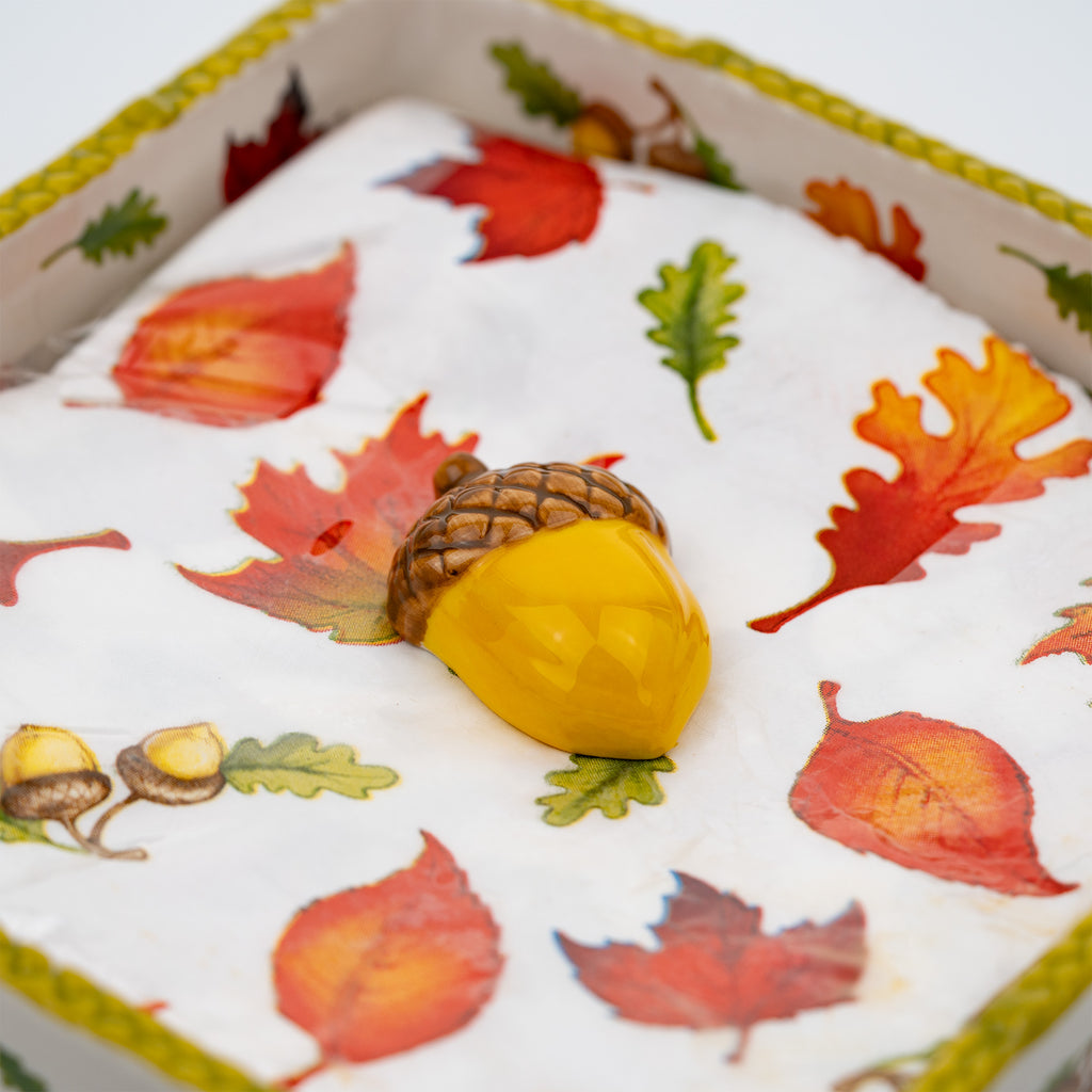 Temp-tations by Tara Seasonal Napkin Holder - Autumn Acorn Knob
