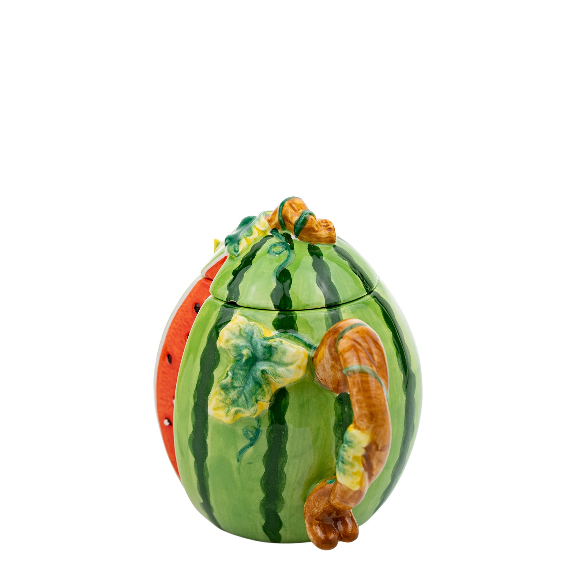 Ceramic Watermelon Teapot - Whimsical Fruit-Shaped Teapot