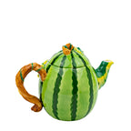 Ceramic Watermelon Teapot - Whimsical Fruit-Shaped Teapot