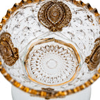 Northwood Memphis Medallions Bowl - Gold Gilt Trim