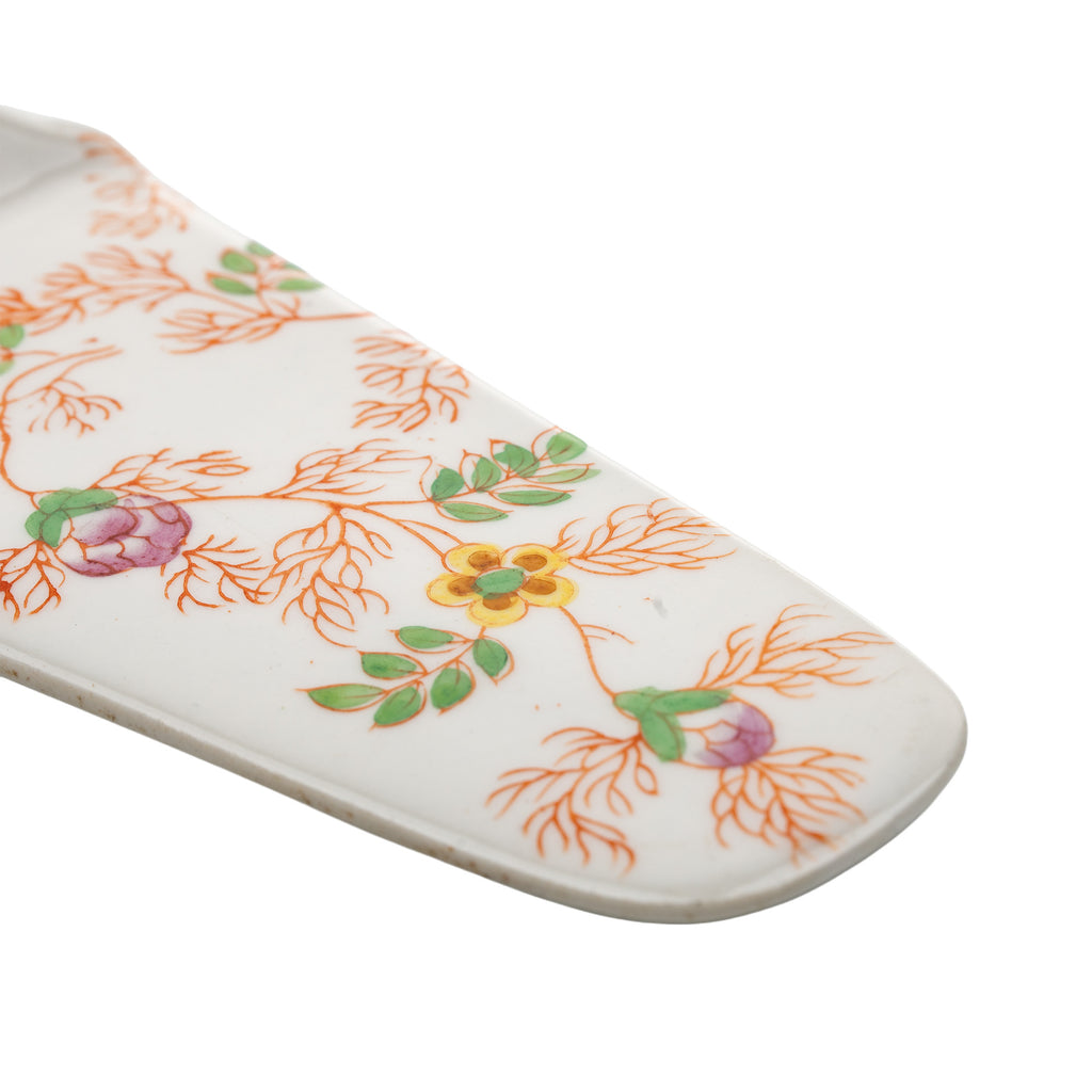 Mikori Ware Porcelain Cake & Pie Server - Hand-Painted Floral