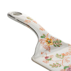 Mikori Ware Porcelain Cake & Pie Server - Hand-Painted Floral