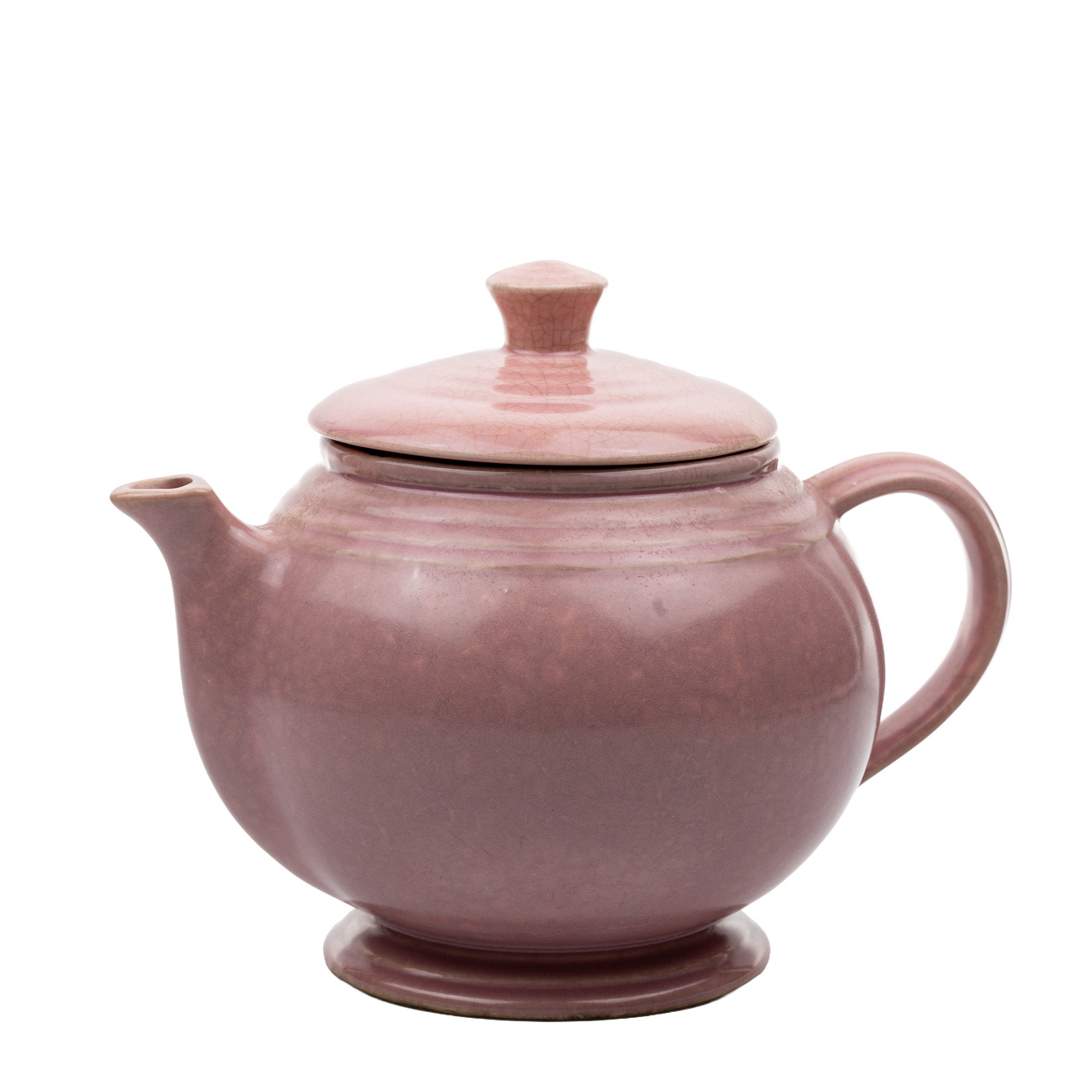 Cameron Clay Sevilla Ringware Teapot - Dusty Rose