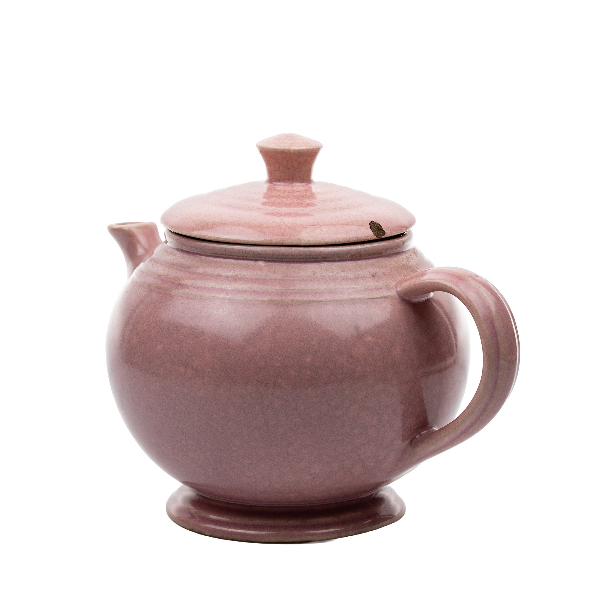 Cameron Clay Sevilla Ringware Teapot - Dusty Rose