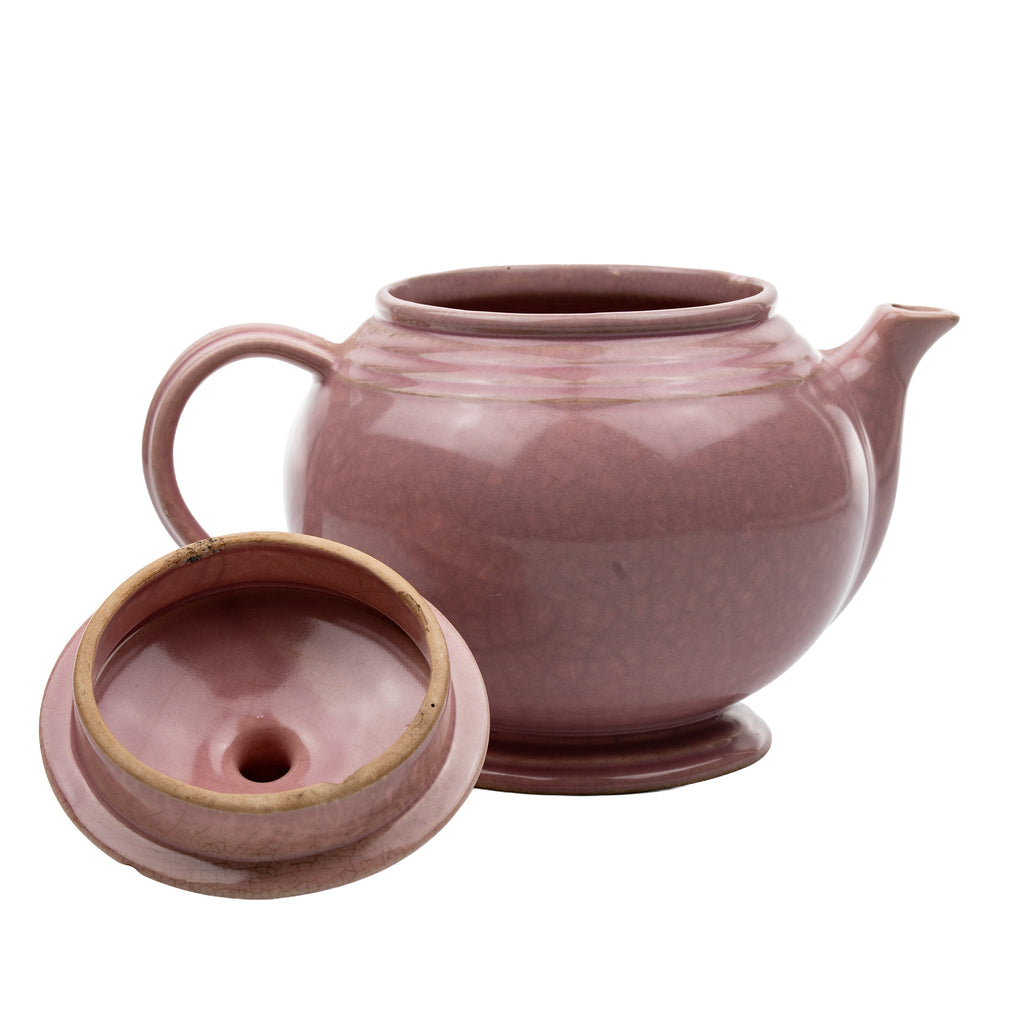 Cameron Clay Sevilla Ringware Teapot - Dusty Rose