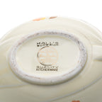 Hall Autumn Leaf Aladdin Teapot - Cream Ceramic with Infuser