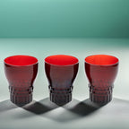 Anchor Hocking Royal Ruby Windsor Tumblers - Set of 3