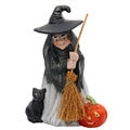 United China & Glass Witch Figurine - Hand-Painted Halloween Decor