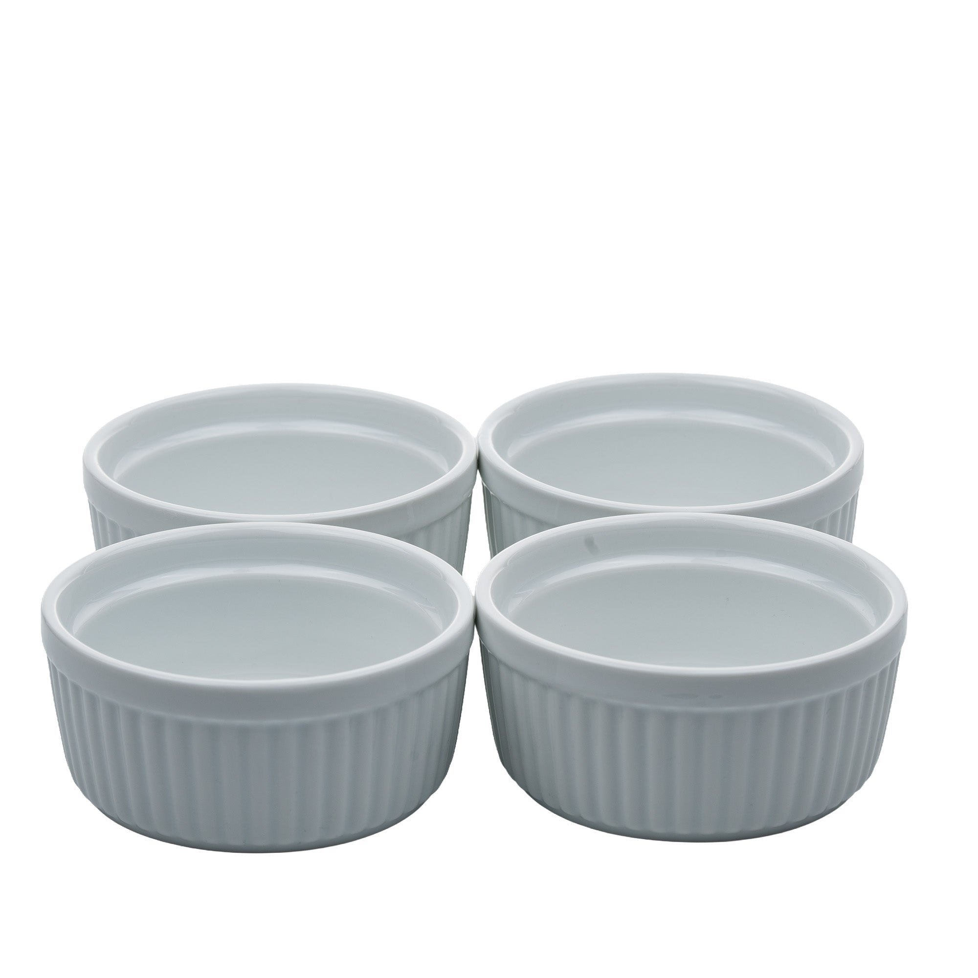 Threshold Porcelain Ramekin Set of 4 - Ribbed White