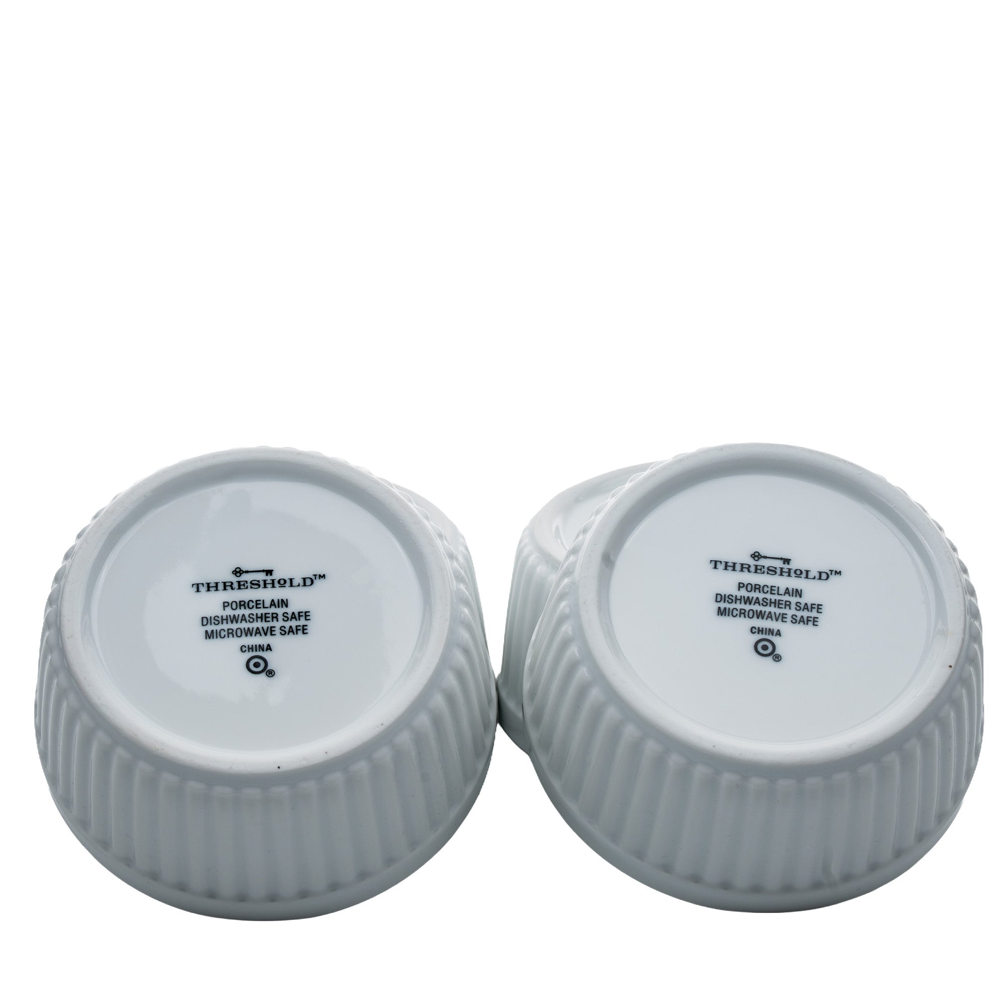 Threshold Porcelain Ramekin Set of 4 - Ribbed White