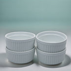 Threshold Porcelain Ramekin Set of 4 - Ribbed White