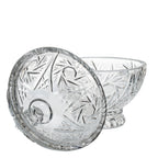 Cut Crystal Covered Candy Dish - Zajecar Pedestal Bonbon Jar