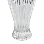 Oneida Southern Garden Cut Crystal Vase - Scalloped Rim & Floral Band