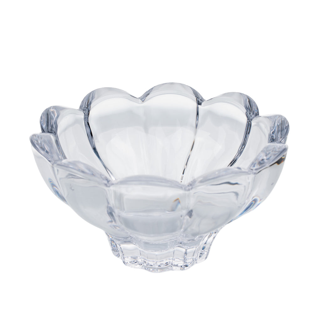 Mikasa Zinnia Lead Crystal Bowl - Clear Zinnia Candy Dish