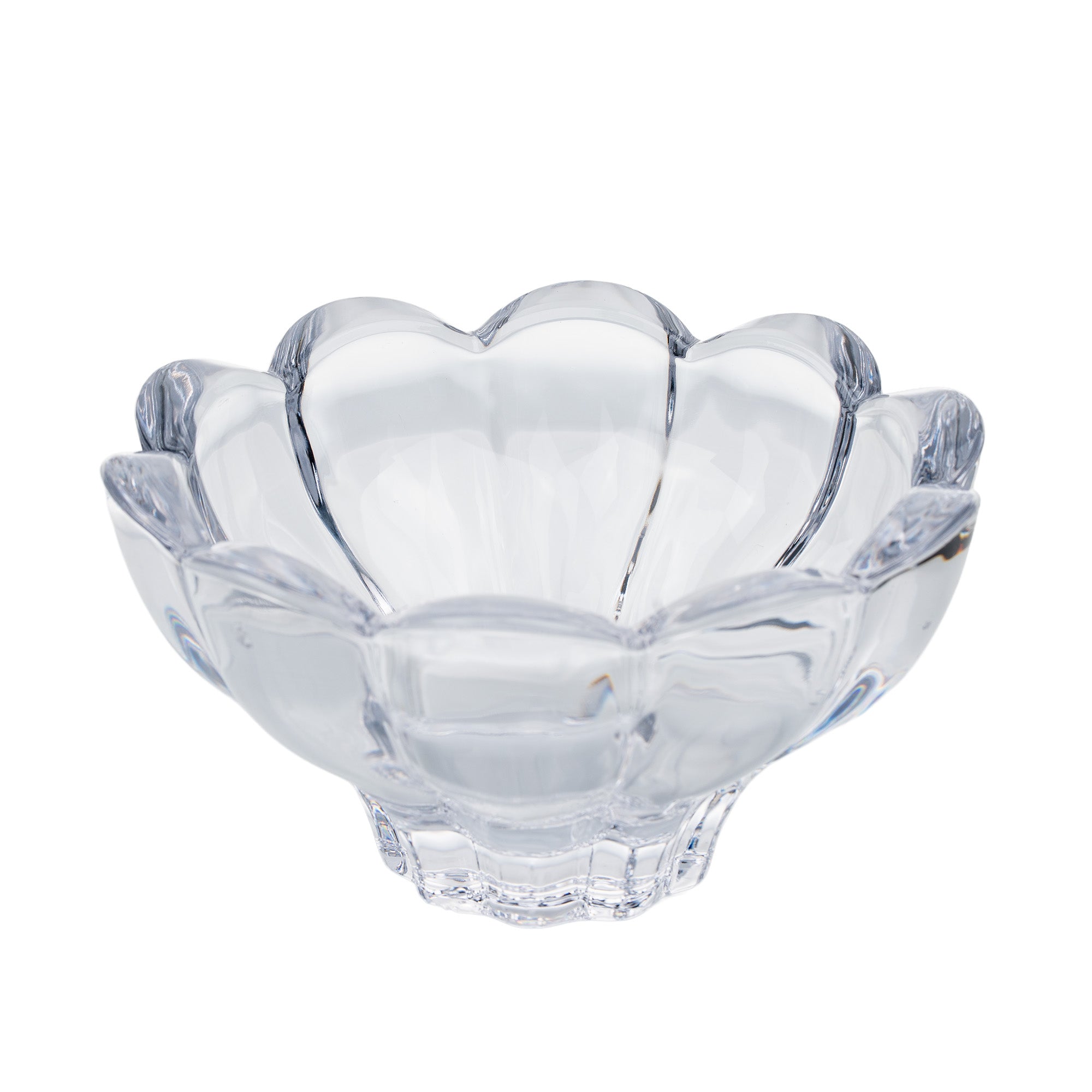 Mikasa Zinnia Lead Crystal Bowl - Clear Zinnia Candy Dish