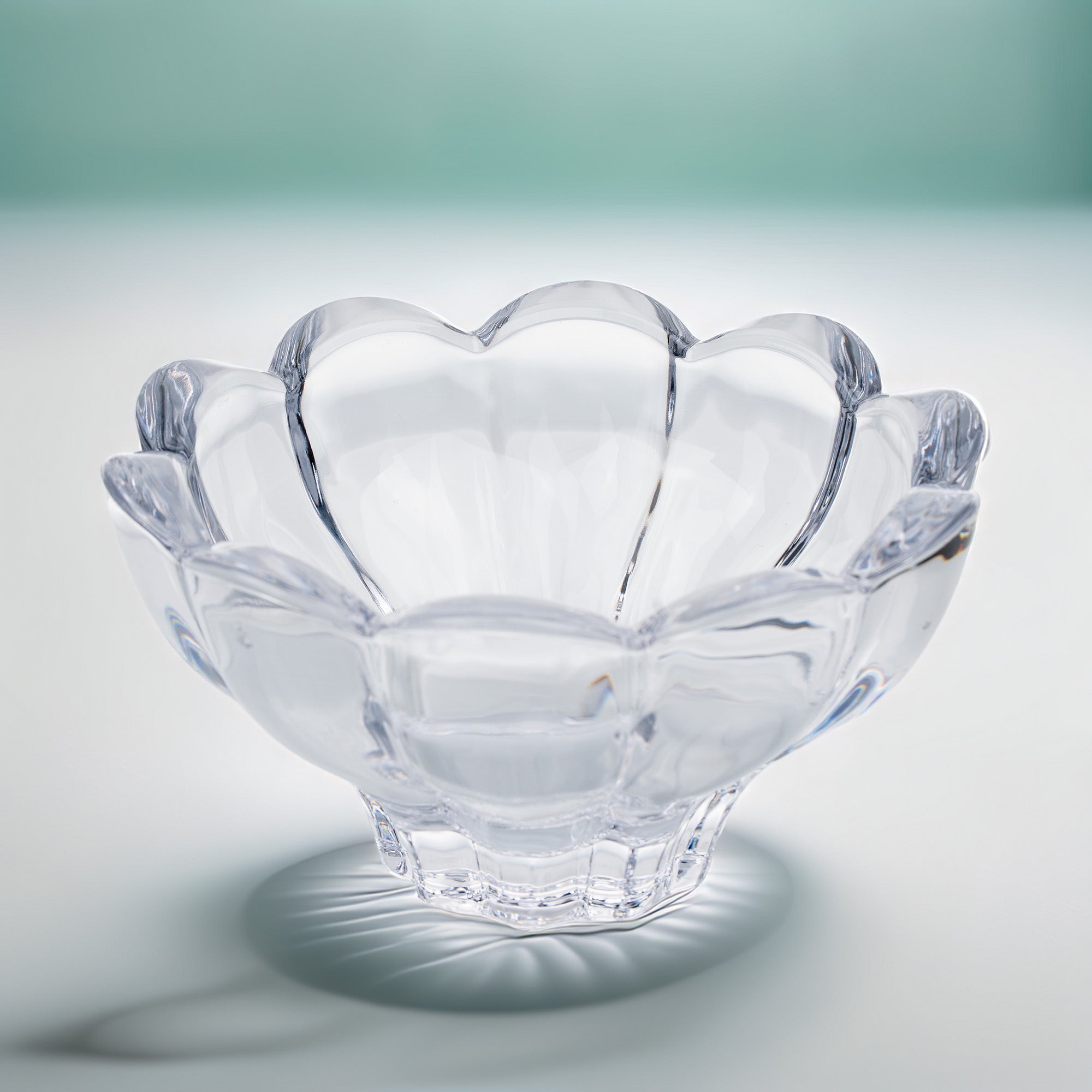 Mikasa Zinnia Lead Crystal Bowl - Clear Zinnia Candy Dish
