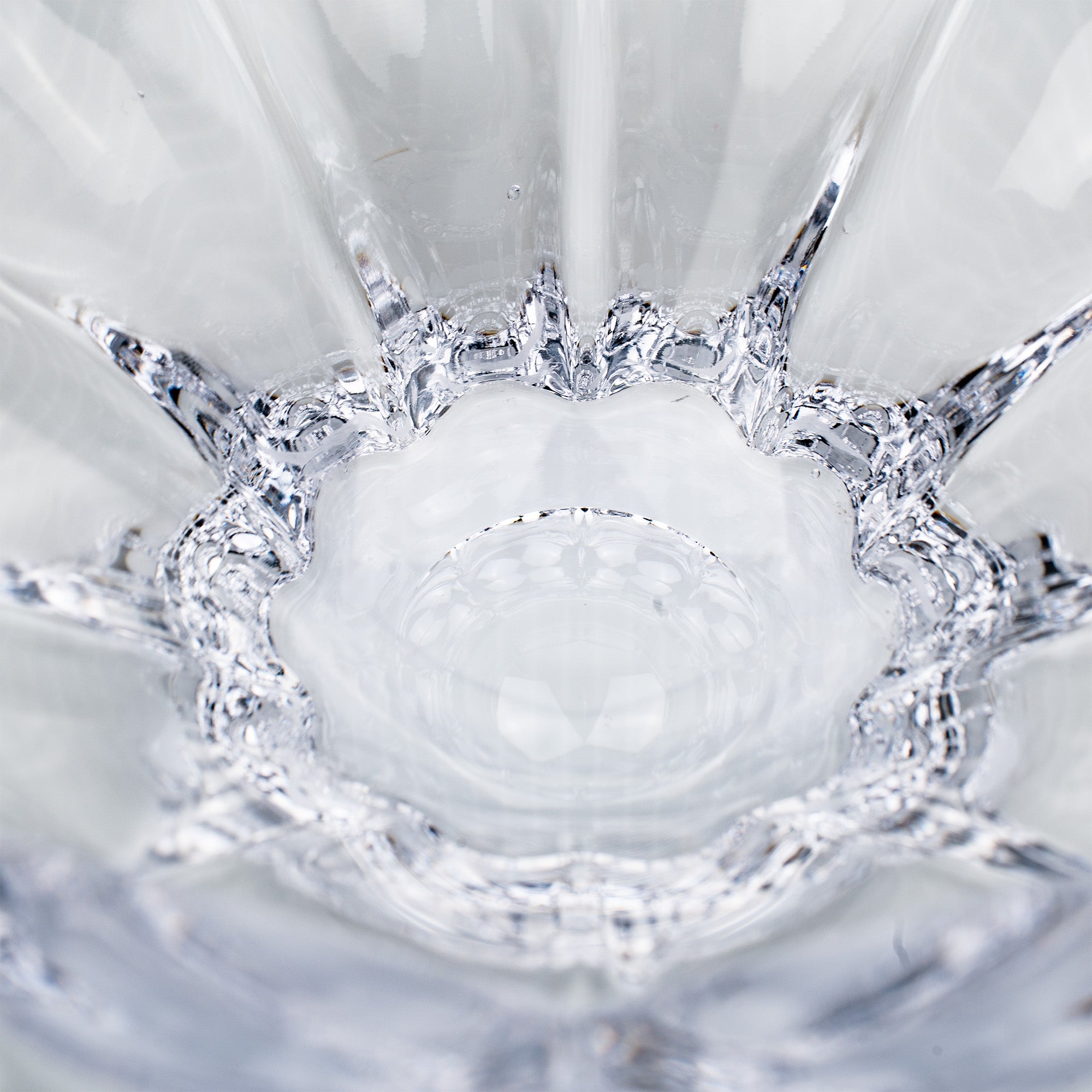 Mikasa Zinnia Lead Crystal Bowl - Clear Zinnia Candy Dish
