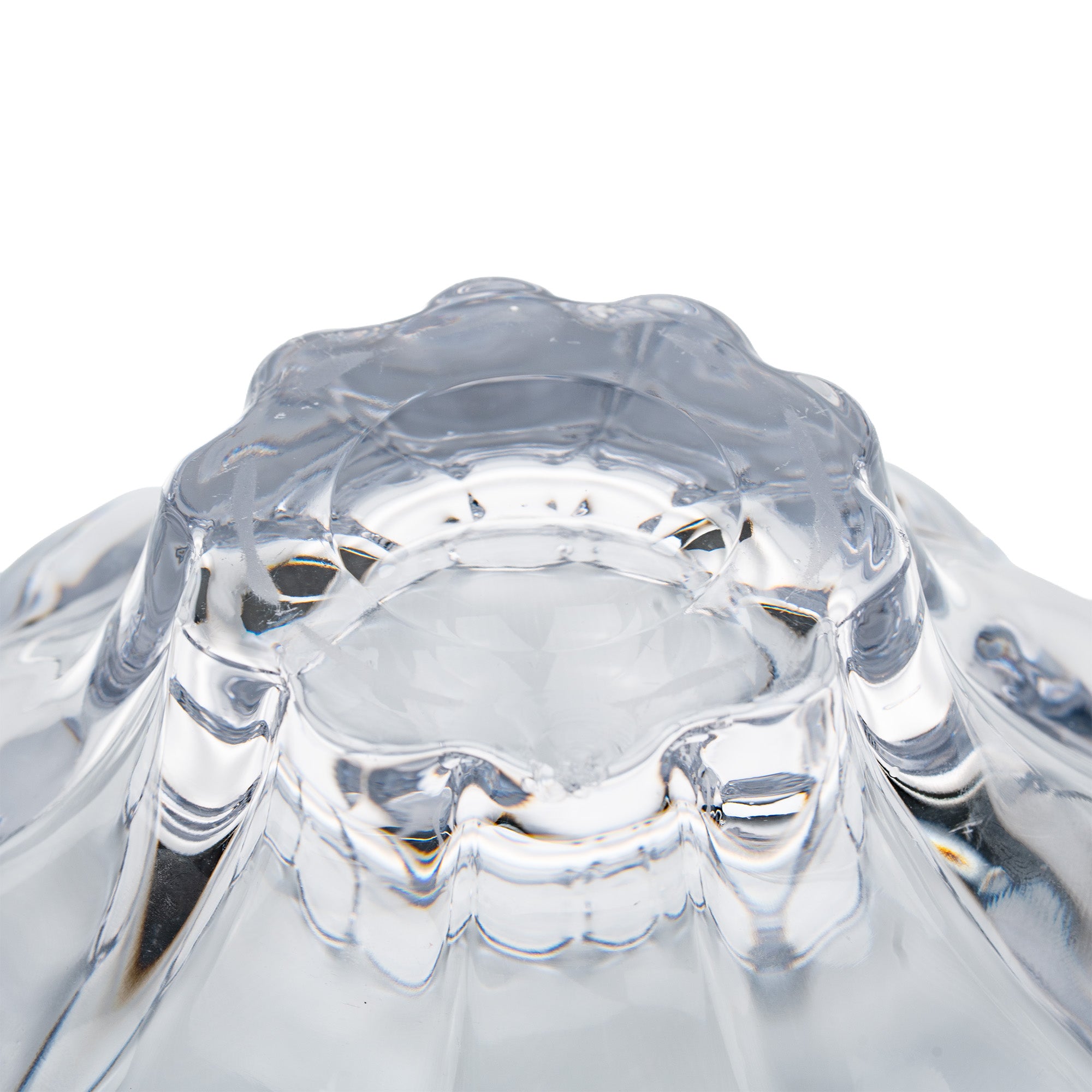 Mikasa Zinnia Lead Crystal Bowl - Clear Zinnia Candy Dish