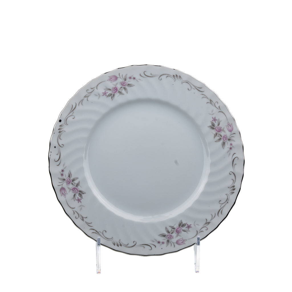 Gold Standard Pink Rose Dinnerware Set - 40-Piece Porcelain
