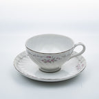 Gold Standard Pink Rose Dinnerware Set - 40-Piece Porcelain