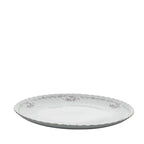 Gold Standard GST1 Porcelain Chop Plate - Scalloped Torse Rim