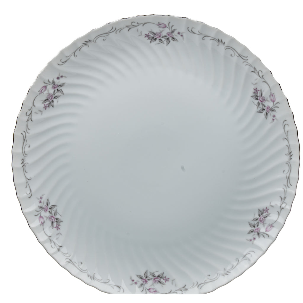 Gold Standard GST1 Porcelain Chop Plate - Scalloped Torse Rim