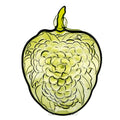 Indiana Glass Grape Cluster Bowl - Avocado Green Centerpiece