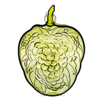 Indiana Glass Grape Cluster Bowl - Avocado Green Centerpiece