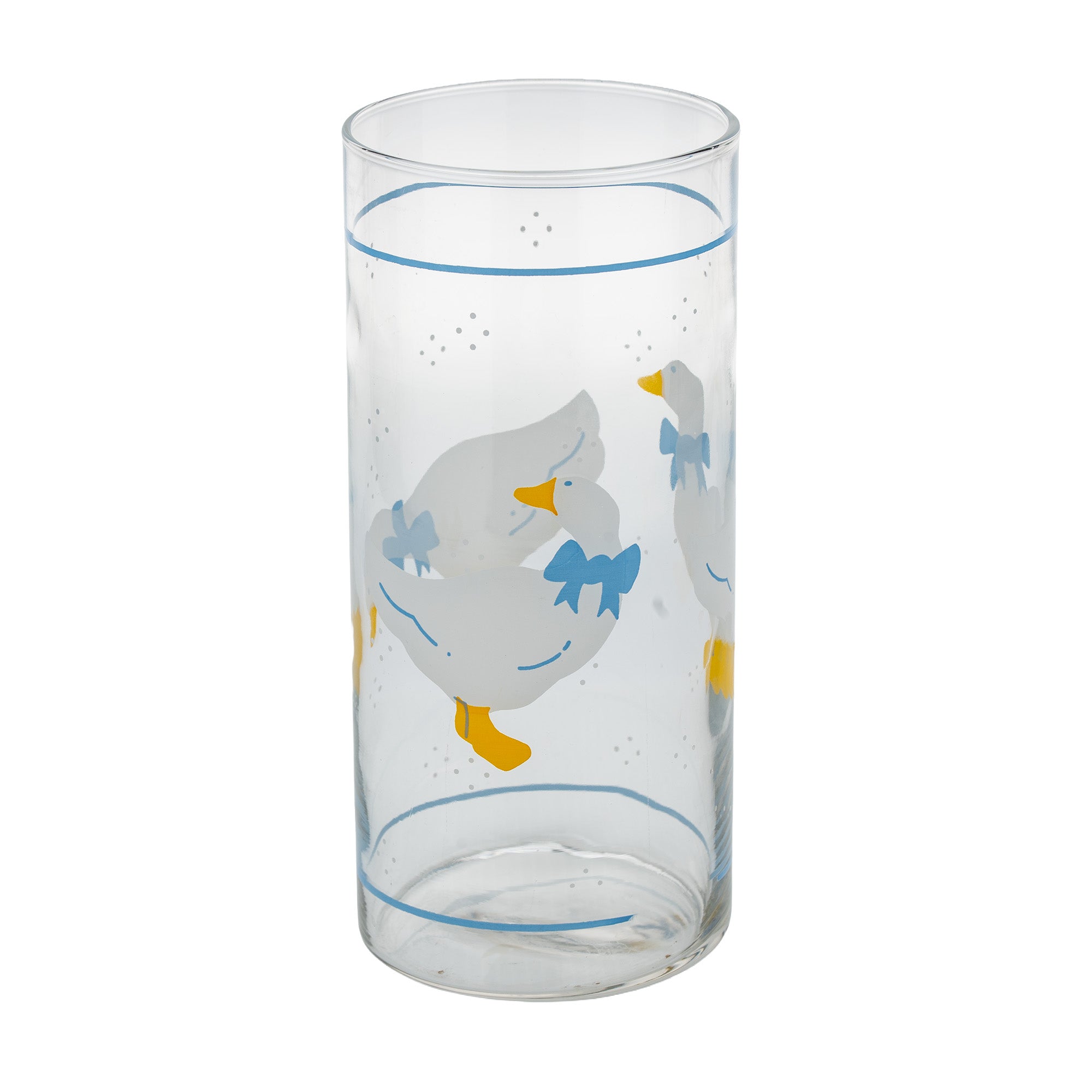 Libbey Country Goose Canister - Tall 7.5in Glass