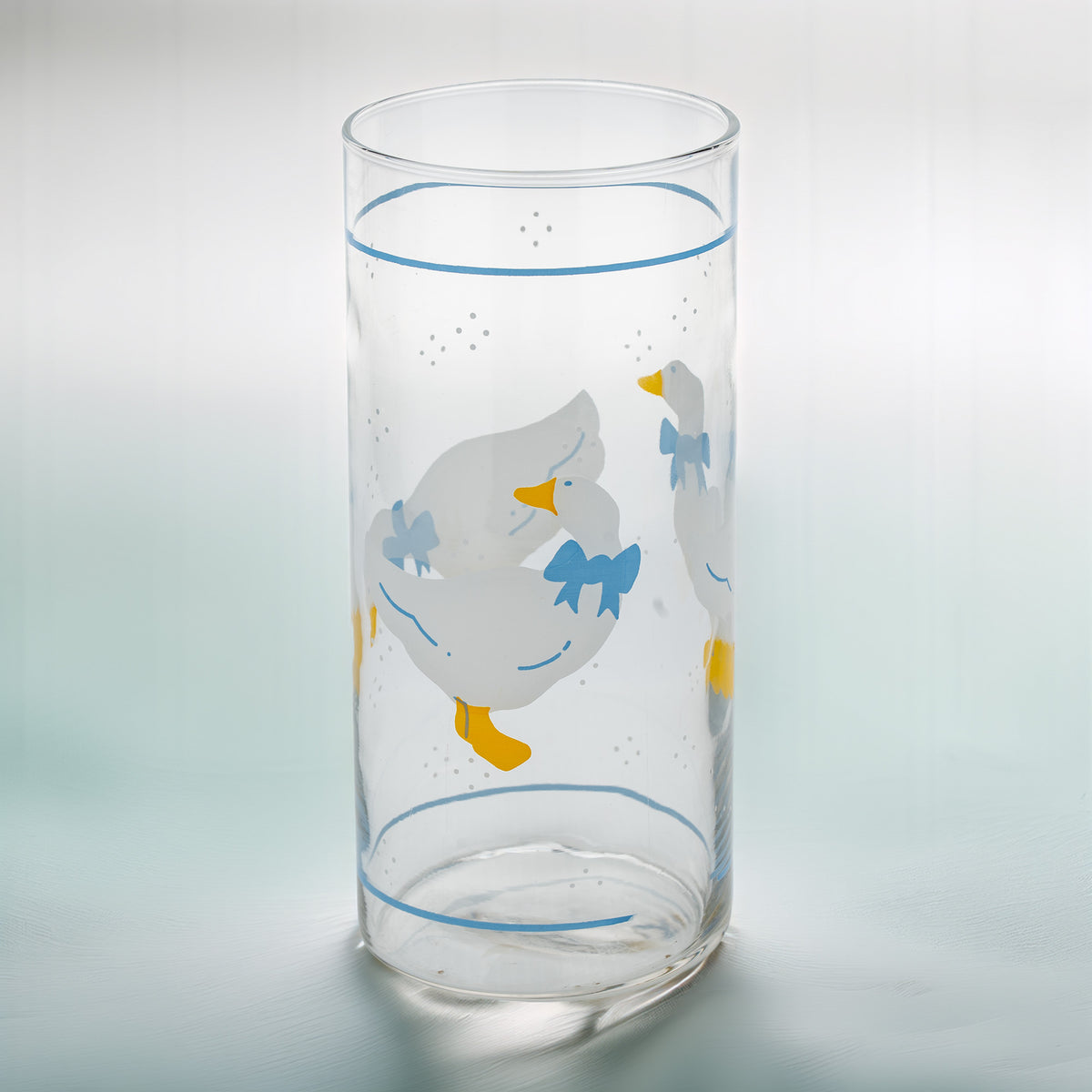 Libbey Country Goose Canister - Tall 7.5in Glass