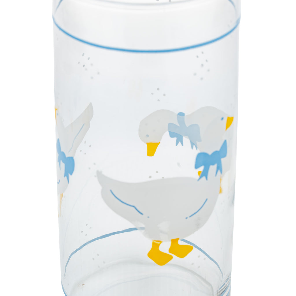 Libbey Country Goose Canister - Tall 7.5in Glass