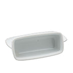 Gold Standard Porcelain Covered Butter Dish - Pink Floral Trim