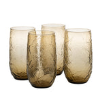 Anchor Hocking Sherwood Spicy Brown Tumbler - Set of 4