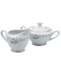 Gold Standard Porcelain Creamer & Covered Sugar Bowl Set - Pink Rose