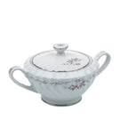 Gold Standard Porcelain Creamer & Covered Sugar Bowl Set - Pink Rose