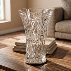 Anchor Hocking Early American Prescut Flared Vase - Starburst Cut