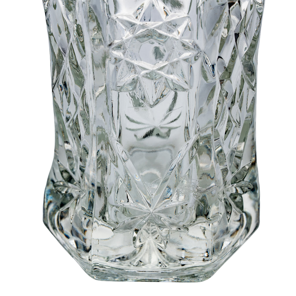 Anchor Hocking Early American Prescut Flared Vase - Starburst Cut