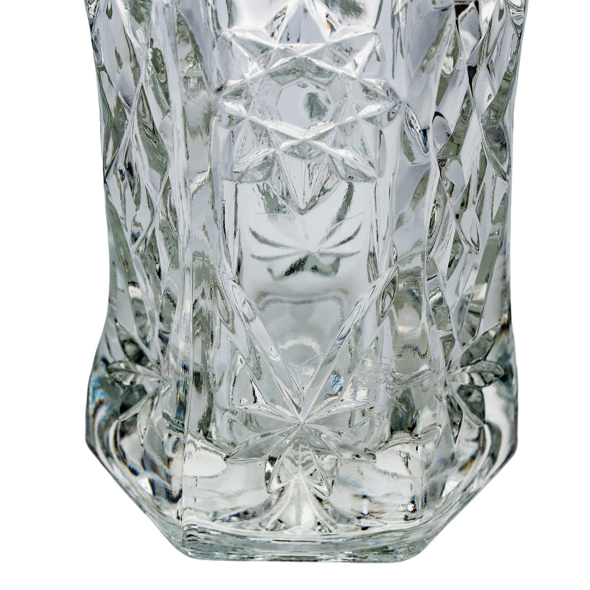 Anchor Hocking Early American Prescut Flared Vase - Starburst Cut