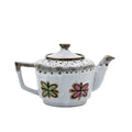 Fred Roberts Fat Lava Teapot - Pink and Green Florals
