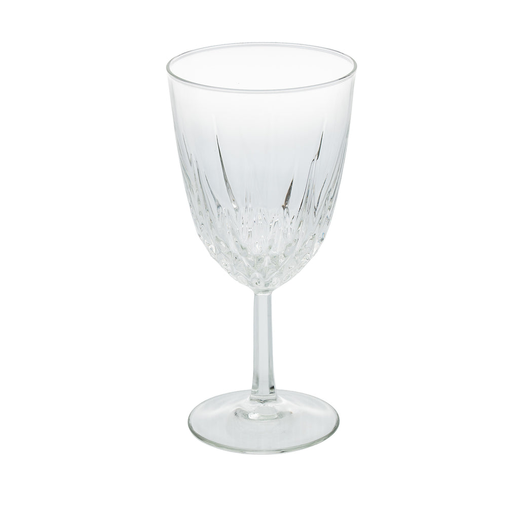 Cristal D'Arques - Durand Diamant Wine / Water Goblets - Set of Eight