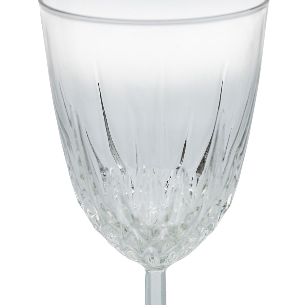 Cristal D'Arques - Durand Diamant Wine / Water Goblets - Set of Eight