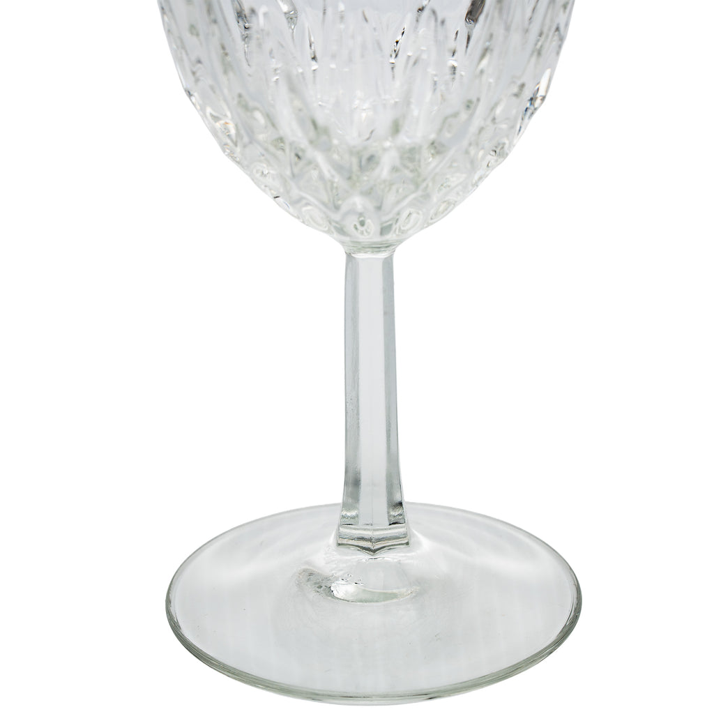 Cristal D'Arques - Durand Diamant Wine / Water Goblets - Set of Eight