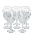 Cristal D'Arques - Durand Diamant Wine / Water Goblets - Set of Eight