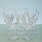 Cristal D'Arques - Durand Diamant Wine / Water Goblets - Set of Eight