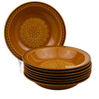 Fuji Festive Stone Tampico 1904 Rimmed Bowls - Set of 8