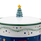 Up on the Rooftop Cookie Jar - Sandi Gore Evans, Tree Finial