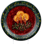 Certified International Home for the Holidays Plate - Three Candles