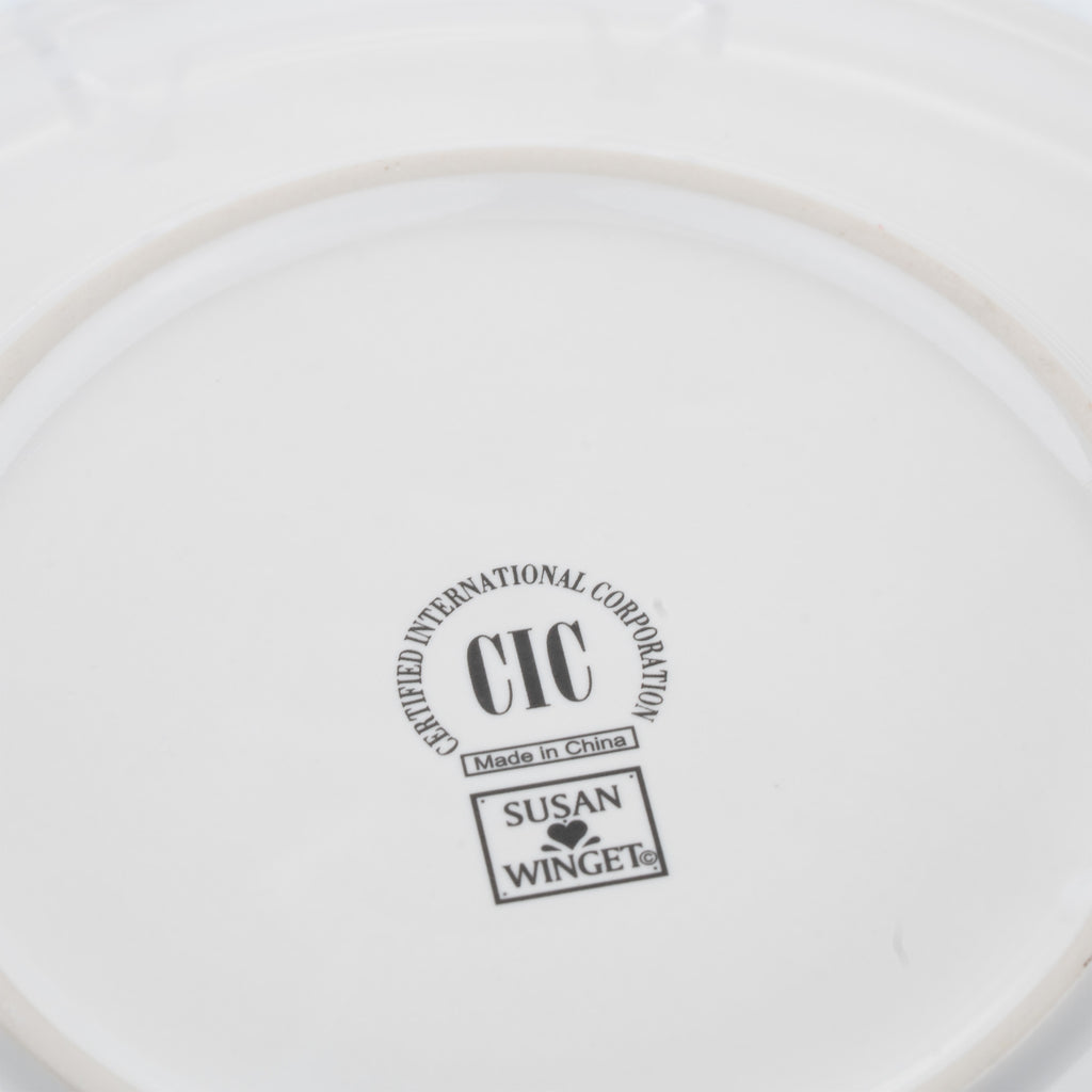 Certified International Home for the Holidays Plate - Three Candles