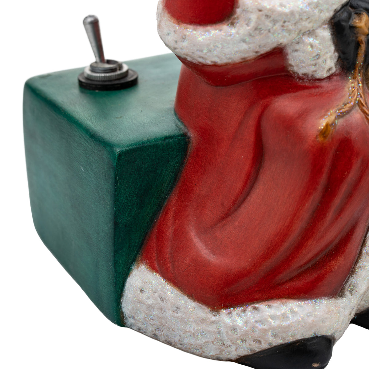 Santa Claus Figurine - Toggle Switch and Extension Cord